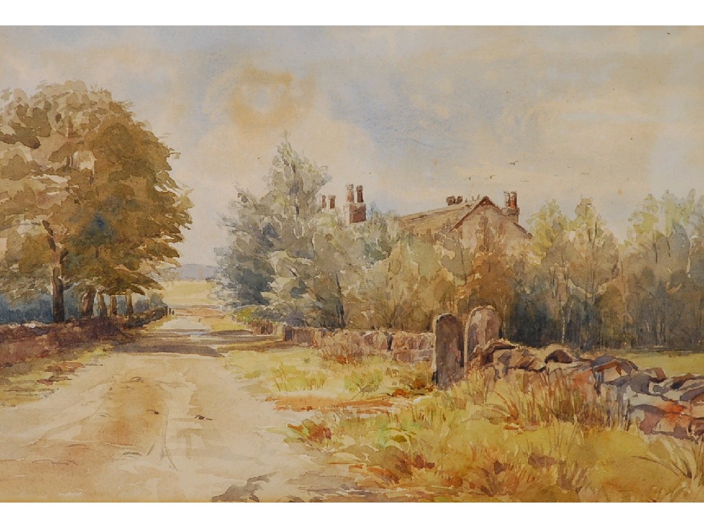 Appraisal: HOWARD GAYE fl - WATERCOLOUR Country landscape signed and dated