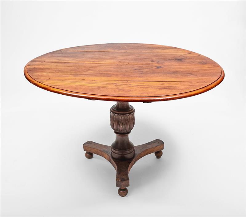 Appraisal: Victorian Anglo Indian Padouk Tilt-Top Breakfast Table x in diam