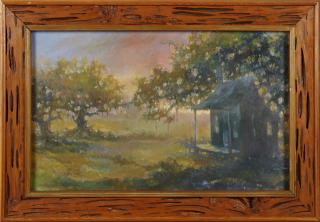 Appraisal: Don Wright - Louisiana Sunrise in the Swamp oil on