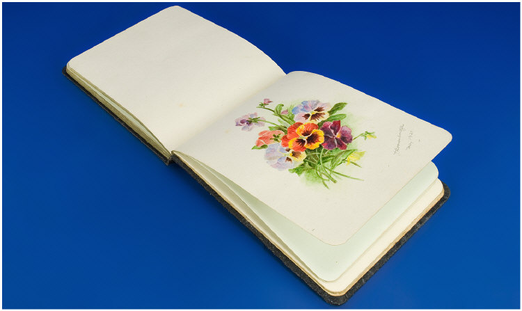 Appraisal: 's Autograph Book Containing Poems And Doodles Household Hints etc