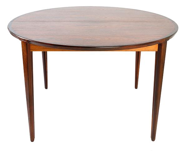 Appraisal: A KAI KRISTIANSEN EXTENSION DINING TABLE c s Denmark Rosewood