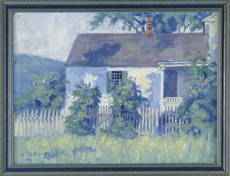 Appraisal: ANNE CARY BRADLEY American - THE HOUSE WITH NOBODY IN