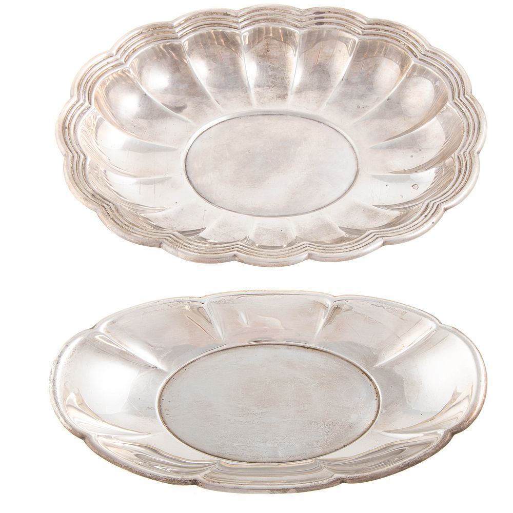 Appraisal: Two Gorham Sterling Dishes including a bread tray date mark