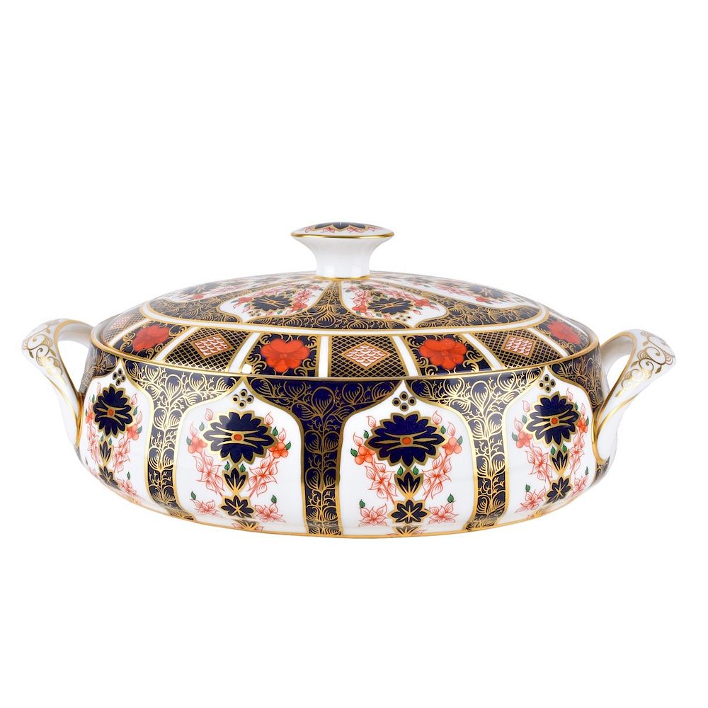 Appraisal: Royal Crown Derby Old Imari Tureen Royal Crown Derby Old