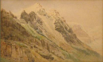 Appraisal: THOMAS MOWER MARTIN canadian - MOUNTAIN PEAKS Signed bottom left