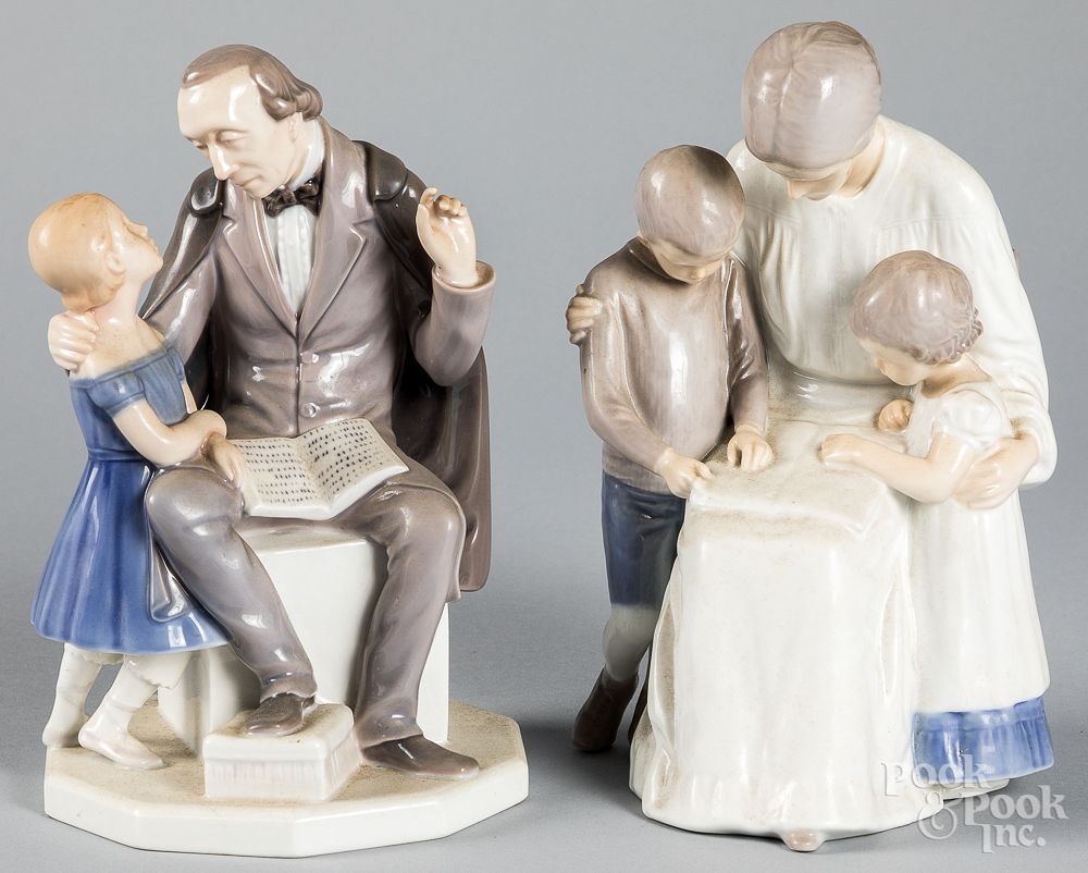 Appraisal: Two Bing and Grondahl porcelain figures Two Bing and Grondahl