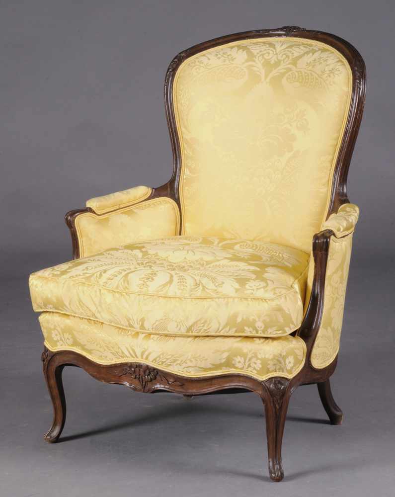 Appraisal: LOUIS XV BEECHWOOD BERG RE With a foliate carved top