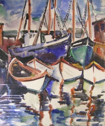 Appraisal: Carolyn G Bradley - IN x watercolor signed lower left