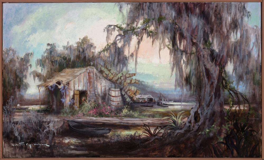 Appraisal: Colette Pope Heldner American Louisiana - Swamp Idyl Louisiana Bayou