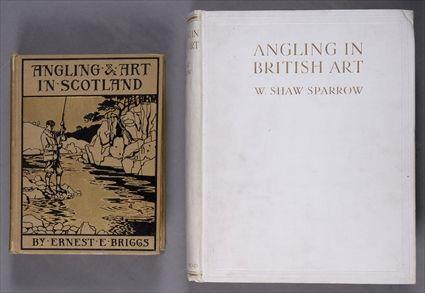 Appraisal: ANGLING ART FOUR TITLES Sparrow W Shaw Angling In British