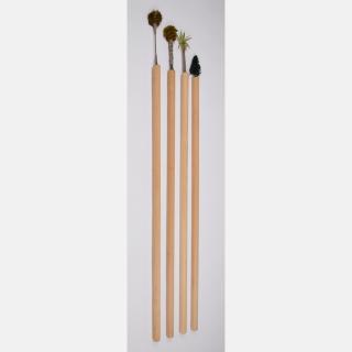 Appraisal: William Radawec - Four Sticks from the 'Walking Stick' Series