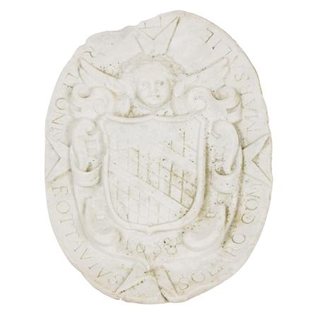 Appraisal: Continental Baroque Marble Plaque Estimate -