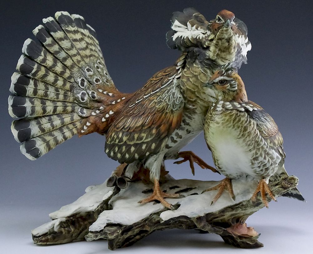 Appraisal: Bepi Tay Italian Porcelain Partridge Bird Figurine Signed and numbered