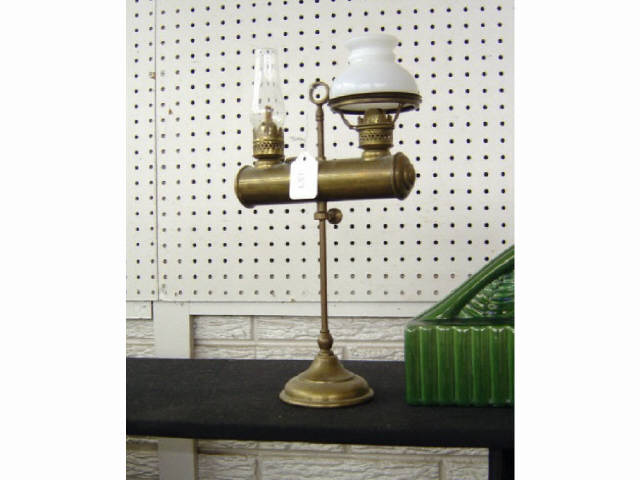 Appraisal: SMALL BRASS OIL LAMP