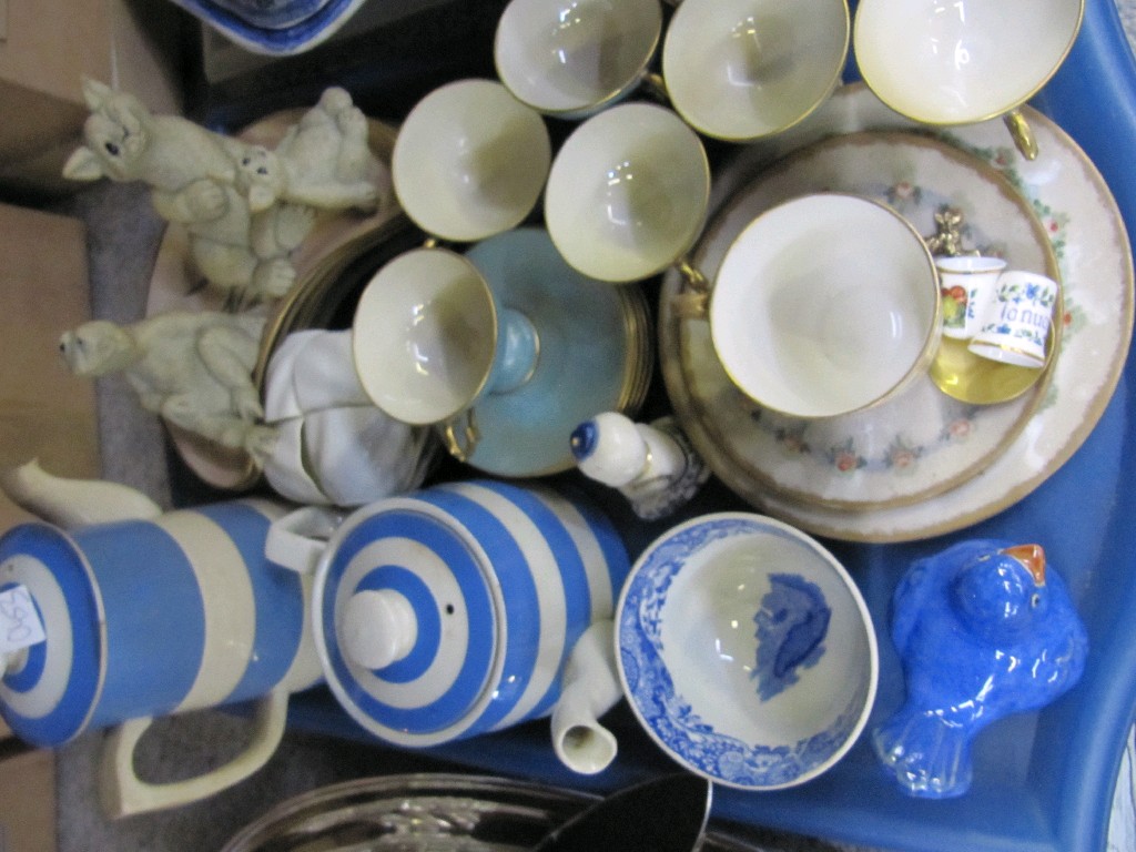 Appraisal: Tray lot of assorted ceramics - TG Green Spode etc