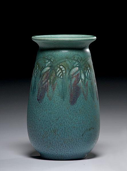 Appraisal: ROOKWOOD VELLUM GLAZE VASE BY CHARLES S TODD American in