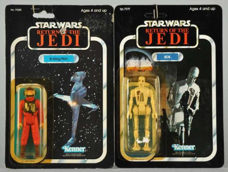 Appraisal: Lot of Star Wars Carded Figures Description Return of the