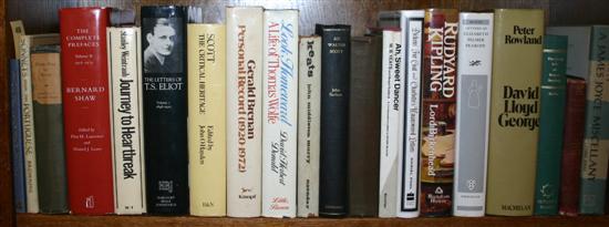 Appraisal: Biographies Correspondences British authors Vols on shelves