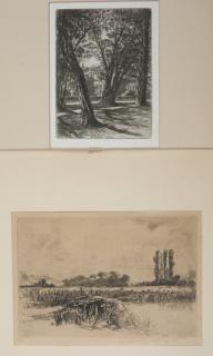 Appraisal: Francis Seymour Haden etchings Francis Seymour Haden British - -