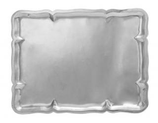 Appraisal: A Mexican Silver Tray Alfredo Ortega and Sons Mexico City