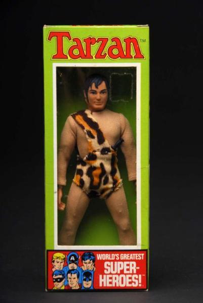 Appraisal: Mego Tarzan Action Figure Description Includes original box with some