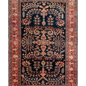 Appraisal: A Sarouk Wool Rug Circa s feet inches x feet