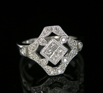 Appraisal: A Pretty Diamond Ring in k Gold k white gold