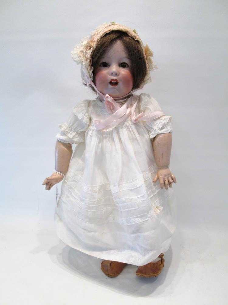 Appraisal: FRENCH S F B J BISQUE SOCKET HEAD DOLL with