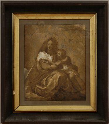 Appraisal: After Andrea del Sarto Italian - Madonna del Sacco Oil