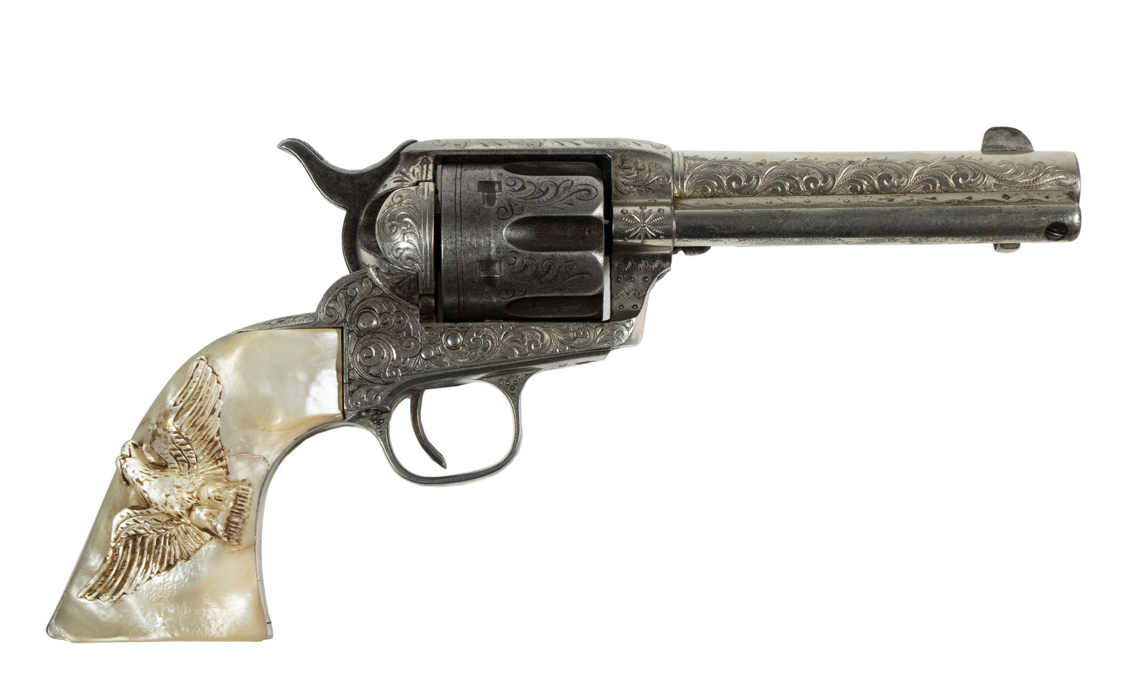 Appraisal: COLT MODEL SINGLE ACTION ARMY REVOLVER NIMSCHKE ENGRAVED KISER COLLECTION