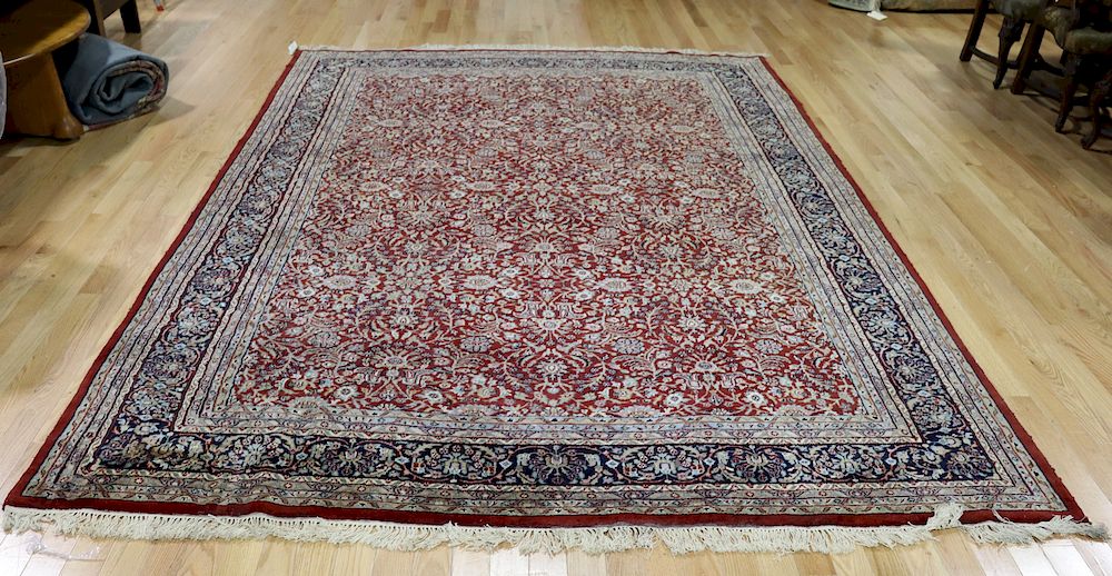 Appraisal: Vintage And Finely Hand Woven Room Size Carpet Good colors