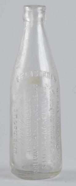 Appraisal: American Mineral Water Co Straight Sided Bottle Description Marked Distributors