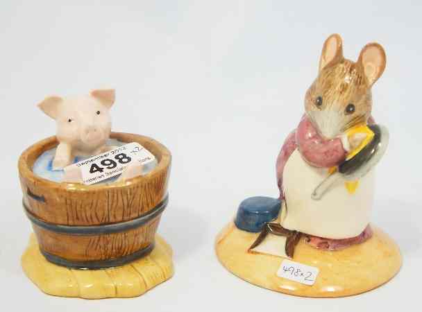 Appraisal: Beswick Beatrix Potter Figures Hunca Munca BP a and Yock