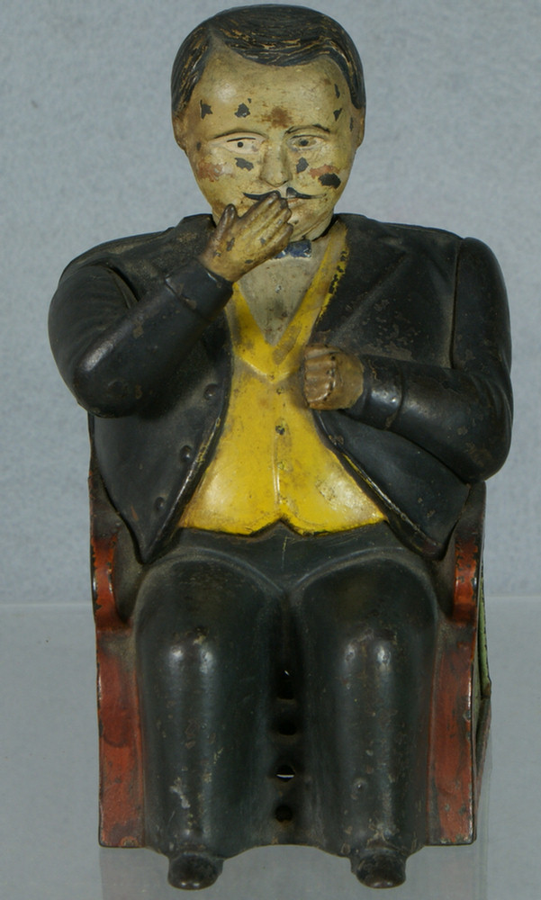 Appraisal: Tammany Hall cast iron mechanical bank some chips and minor