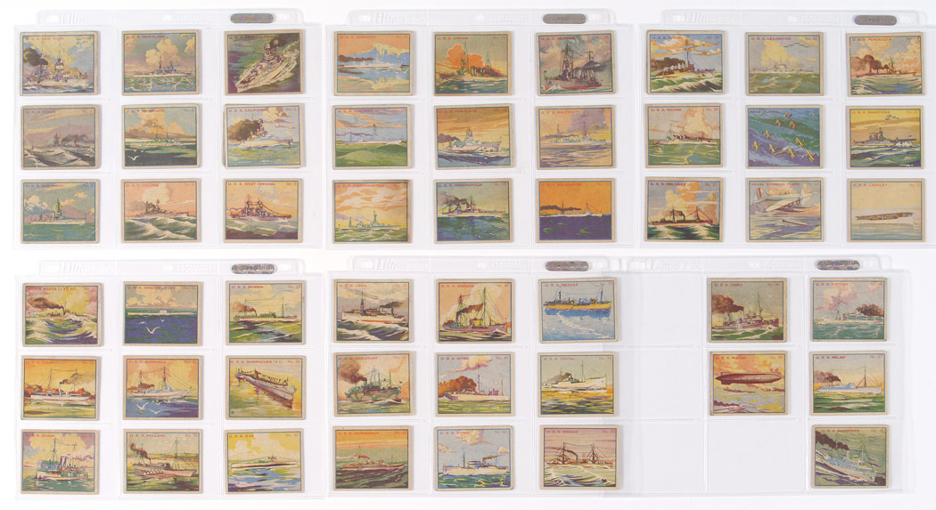 Appraisal: R BATTLESHIP GUM TRADING CARDS cards R 's Newport Products