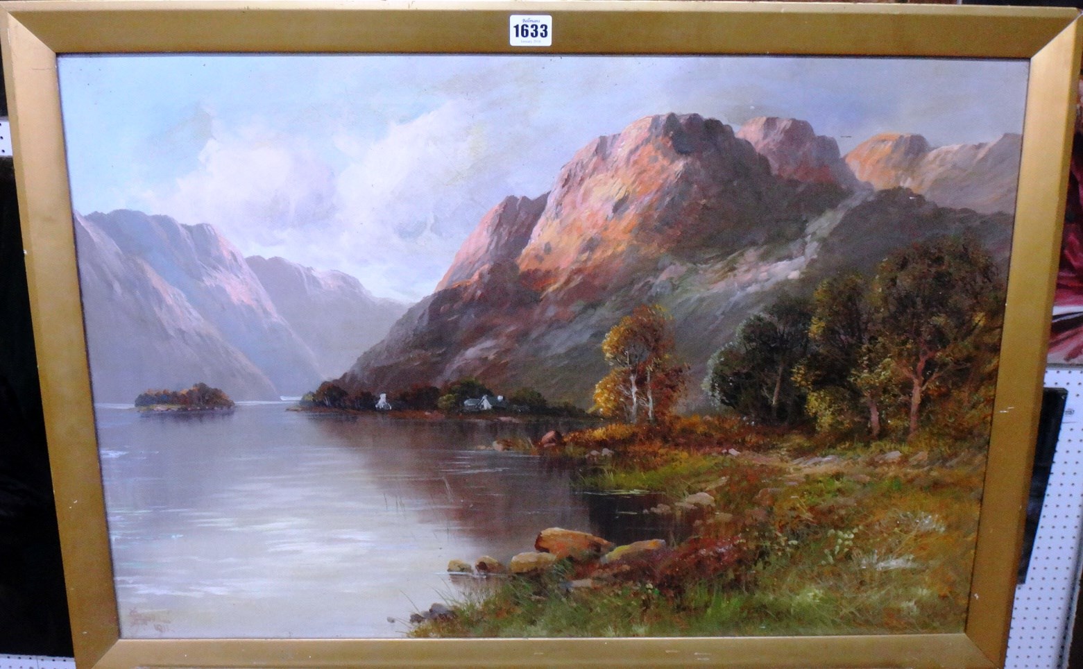 Appraisal: John Bates Noel - A Clear Day Loch Maree oil