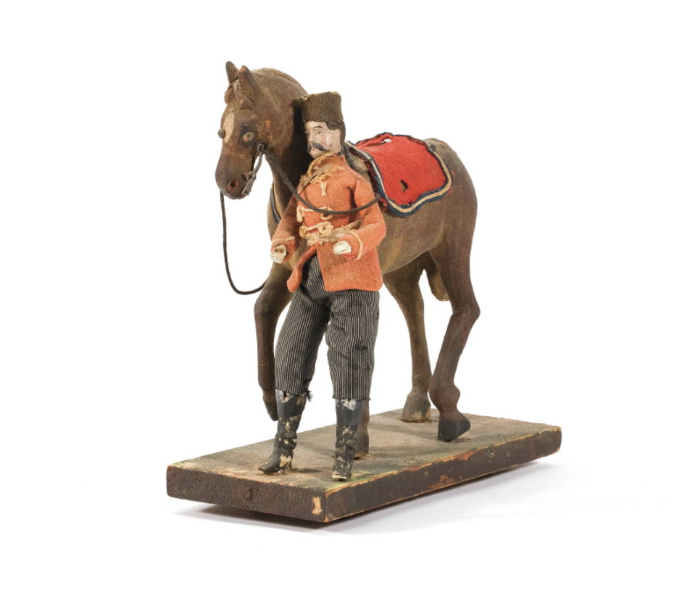 Appraisal: CHILD quot S PULL TOY OF A COSSACK AND HIS