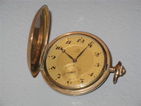 Appraisal: Omega gilt metal pocket watch Diameter