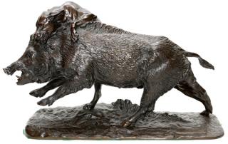 Appraisal: ISIDORE JULES BONHEUR BRONZE SCULPTURE ISIDORE JULES BONHEUR FRENCH -