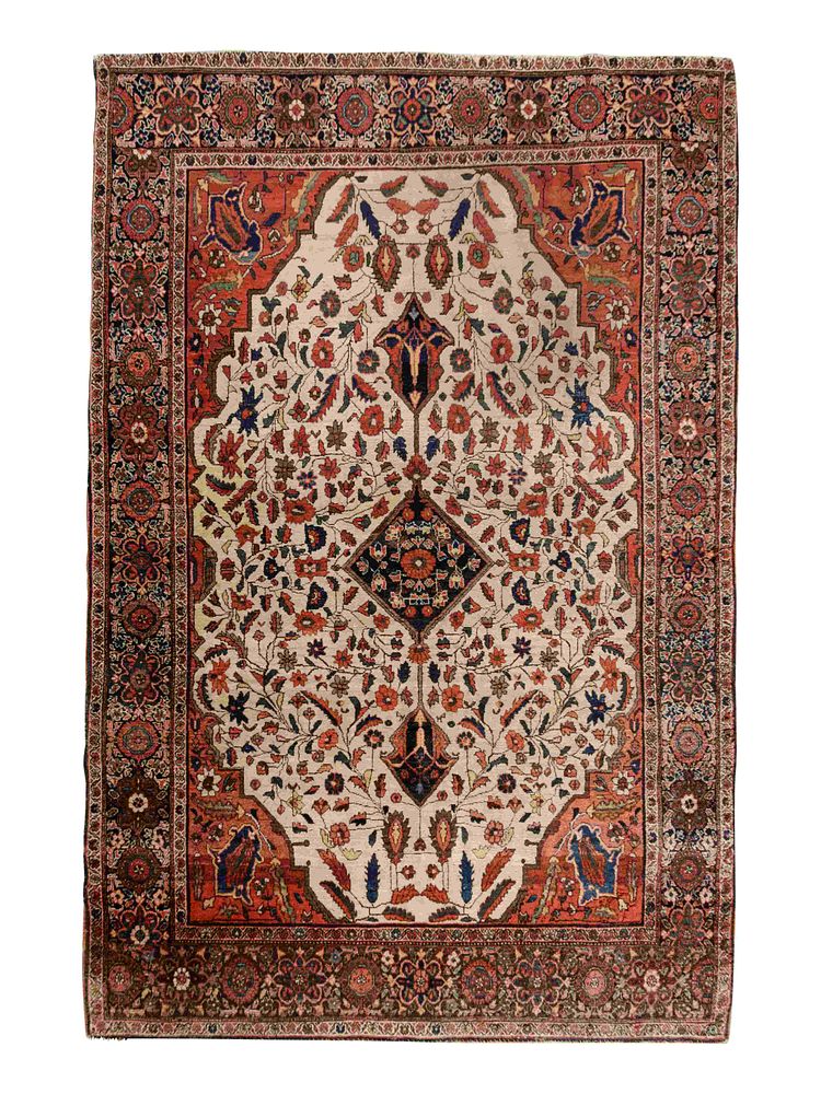 Appraisal: A Feraghan Sarouk Wool Rug A Feraghan Sarouk Wool Rug