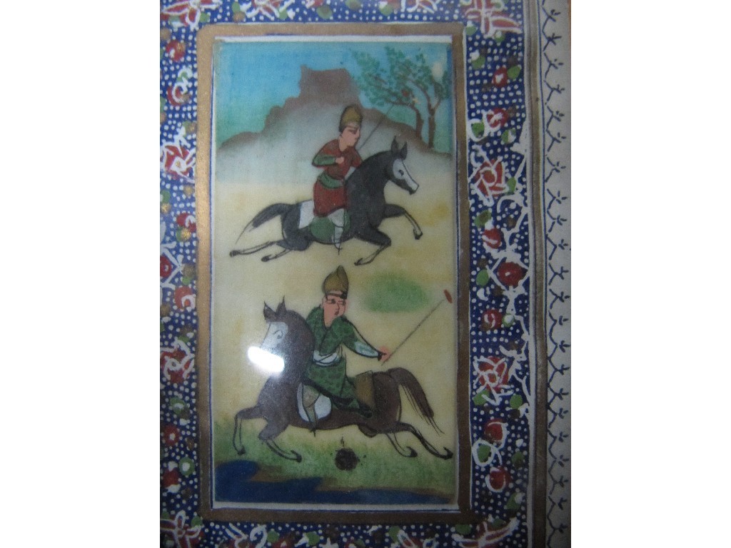 Appraisal: Framed Indian picture