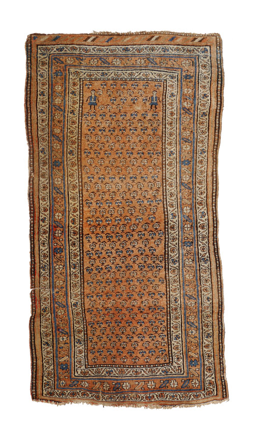 Appraisal: SEMI-ANTIQUE N W PERSIAN HAND KNOTTED WOOL RUG ' ''