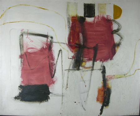 Appraisal: ALISTAIR PARK SCOTTISH - ABSTRACT STUDY Signed and dated '