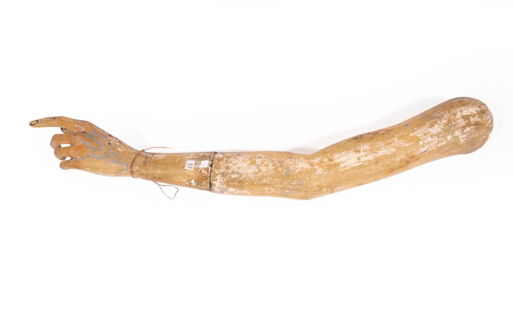 Appraisal: Resin Female Arm th c l in Provenance Estate of