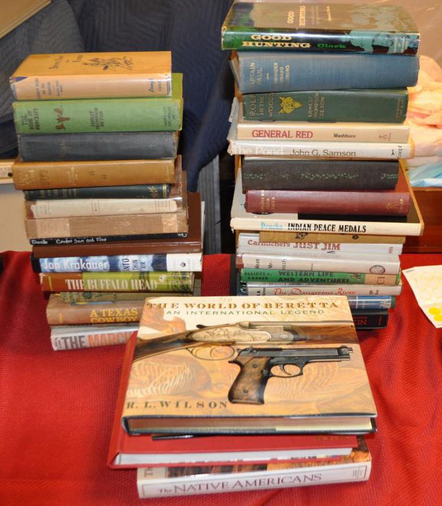 Appraisal: Large Group of Books on Hunting Western Subjects with diverse