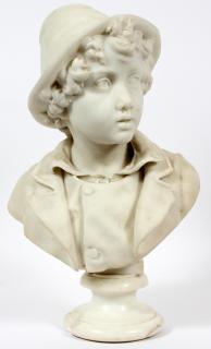 Appraisal: WILLIAM ORDWAY PARTRIDGE CARVED MARBLE SCULPTURE WILLIAM ORDWAY PARTRIDGE AMERICAN