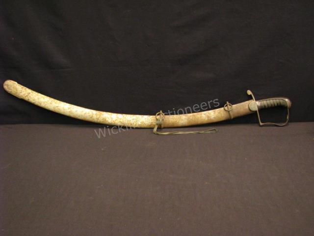 Appraisal: A Blucher Pattern Light Cavalry Officer's sword and scabbard having