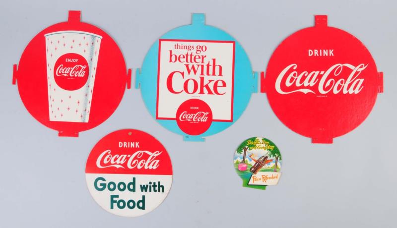 Appraisal: Lot Of Assorted Coca-Cola Cardboard's Light edge wear and a