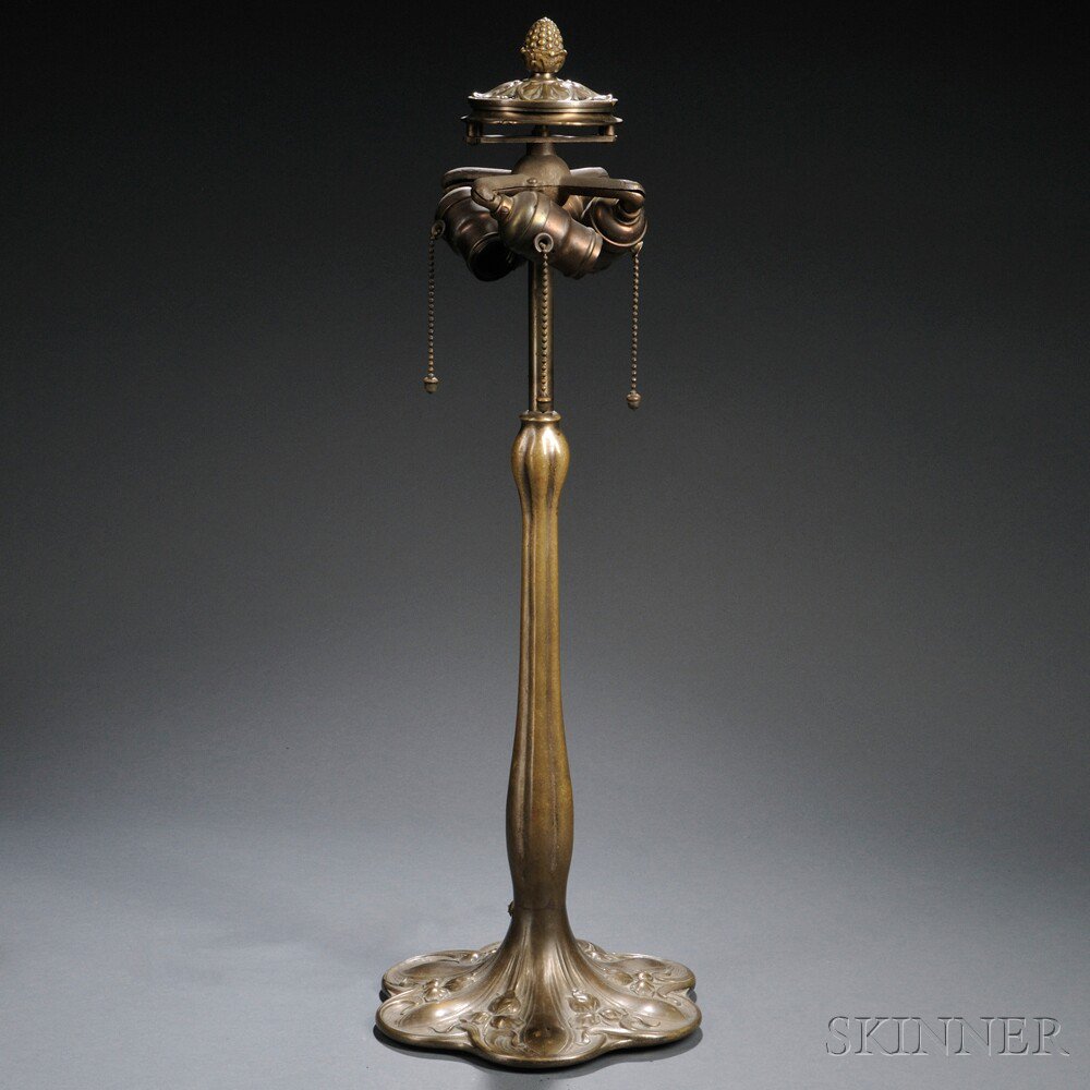 Appraisal: R Williamson Co Table Lamp Base Bronze Chicago early th