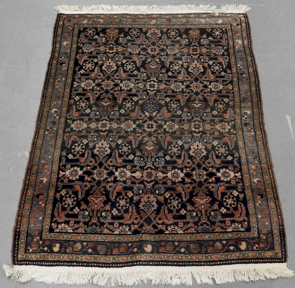 Appraisal: Middle Eastern Persian Silk Carpet Rug Persia Early th Century